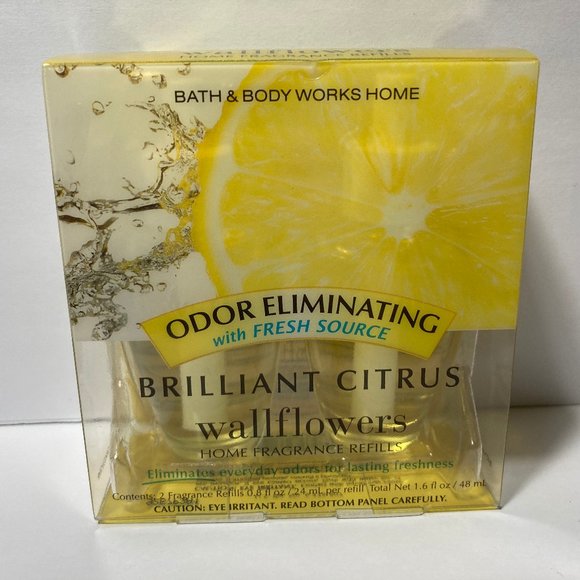 2 Bath & Body Works Wallflowers Brilliant Citrus - Picture 1 of 6